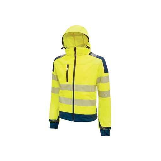 Veste softshell HV jaune - Miky - U Power