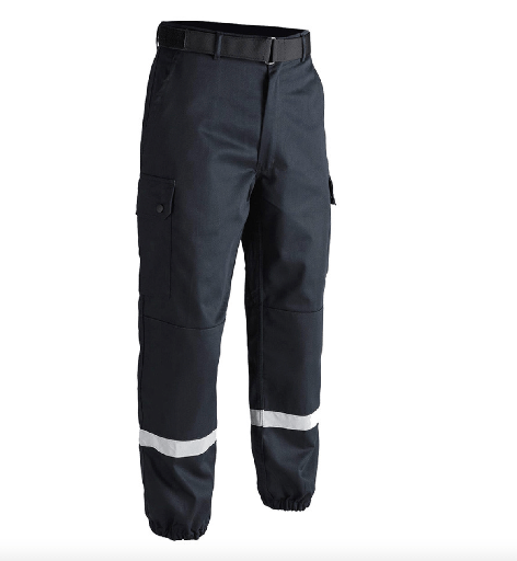 Pantalon F2 bandes rétro-réfléchissantes bleu marine